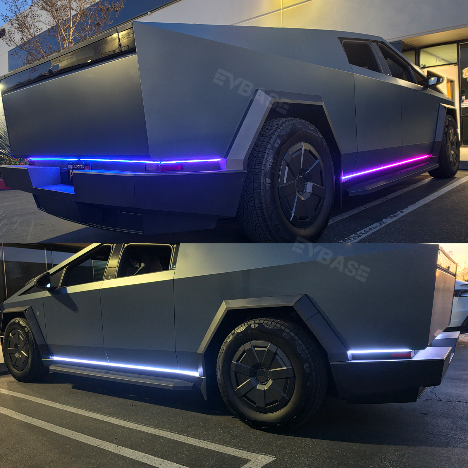 Cybertruck Profile LED Light Kit RGB Chasing Ambient Lighting Exterior Rock Lights with Smart APP Control