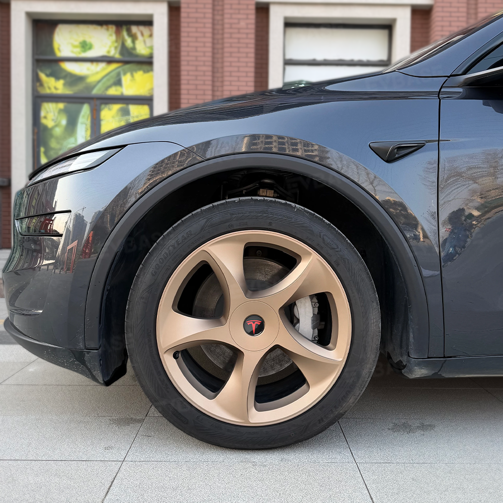 Model Y Juniper Wheel Covers for Tesla 19" Crossflow Wheels Hubcaps-3D Sculpted Design