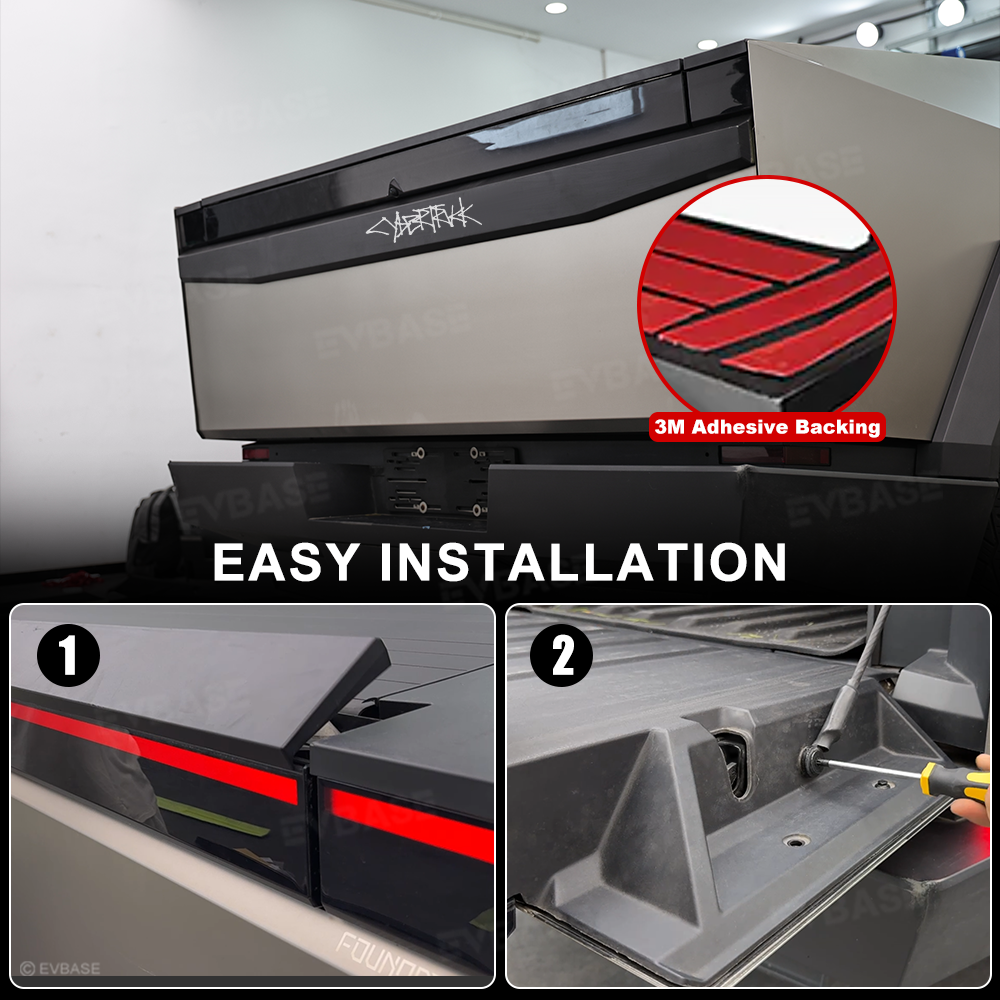 Cybertruck Tailgate Protector Anti-Scratch Tailgate ABS Trim Cover Protective Overlay