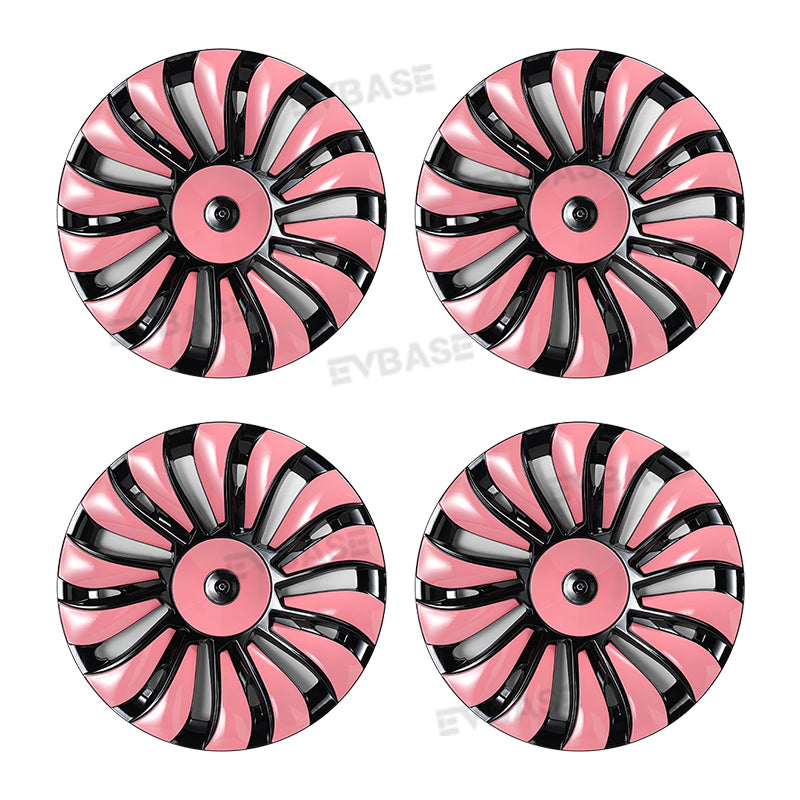 Model Y Bicolor Wheel Covers 19 Inch ABS Rim Protector Covers Sport Wheel Caps 4PCS For Tesla