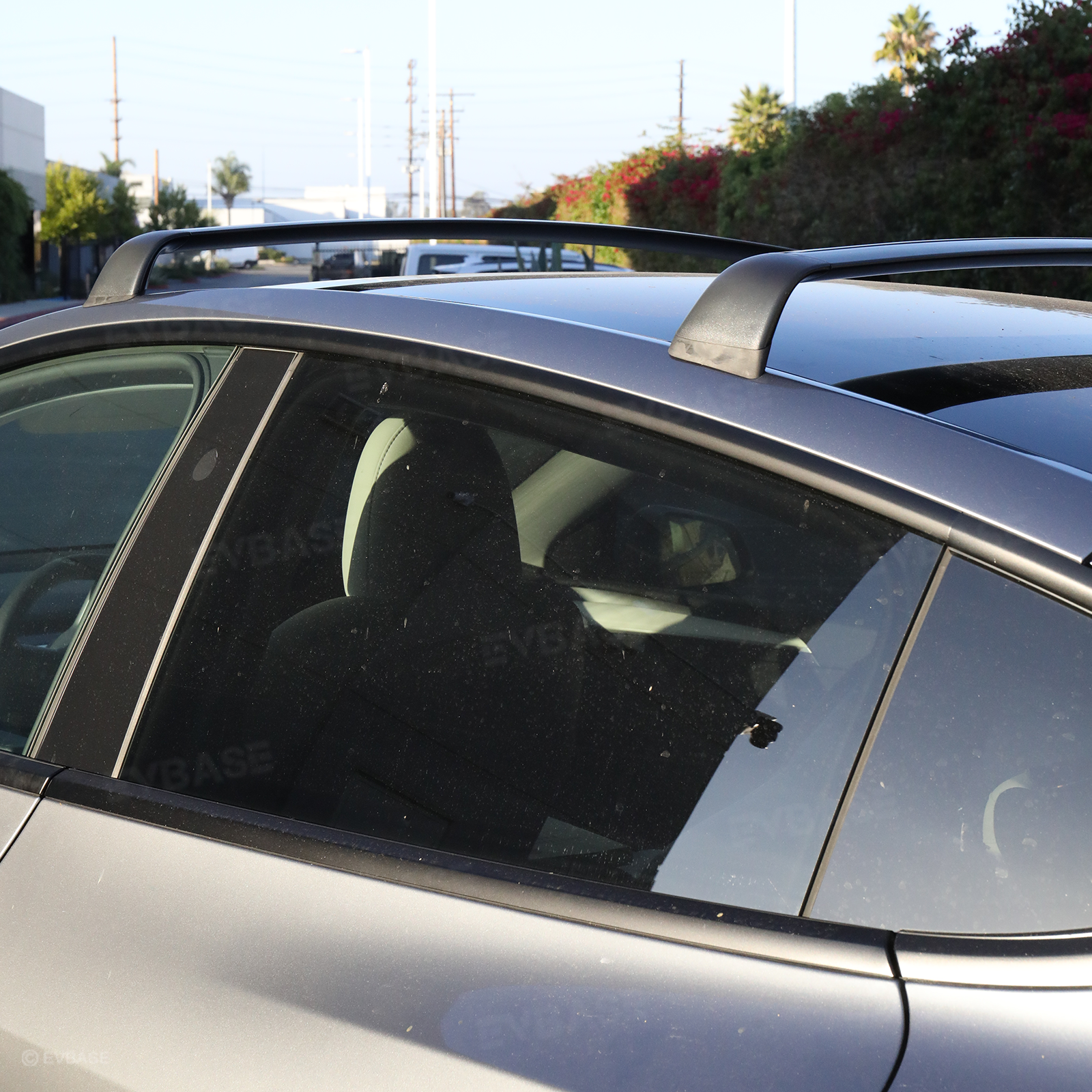 Tesla Model Y Juniper Roof Rack Cross Bar Aluminum Alloy Lockable Carrier Rails
