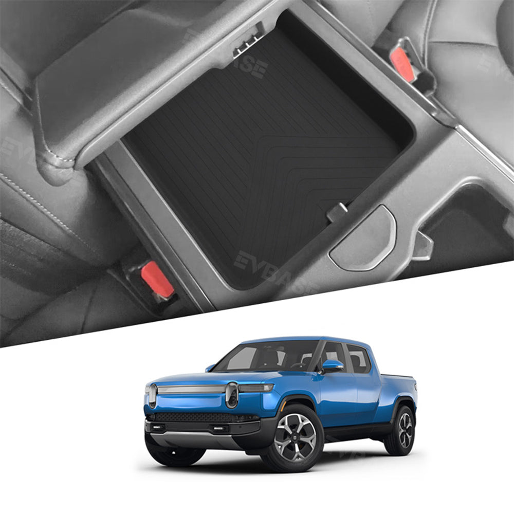 Rear Row Cup Holder for R1S R1T Insert Silicone Back Seat Drink Holder Water Bottle Organizer for Rivian