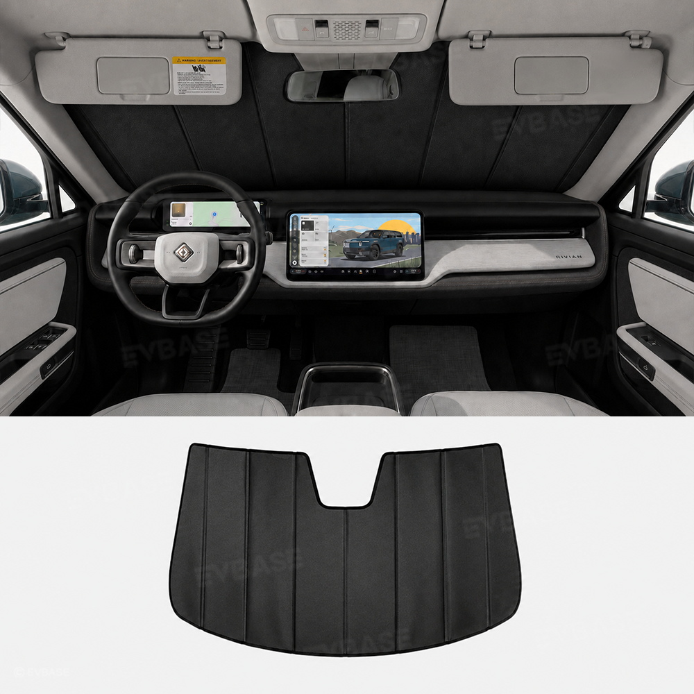 Windshield Sunshade for Rivian R2 OEM-Style Front Window Shade Heat Insulation & UV Protection