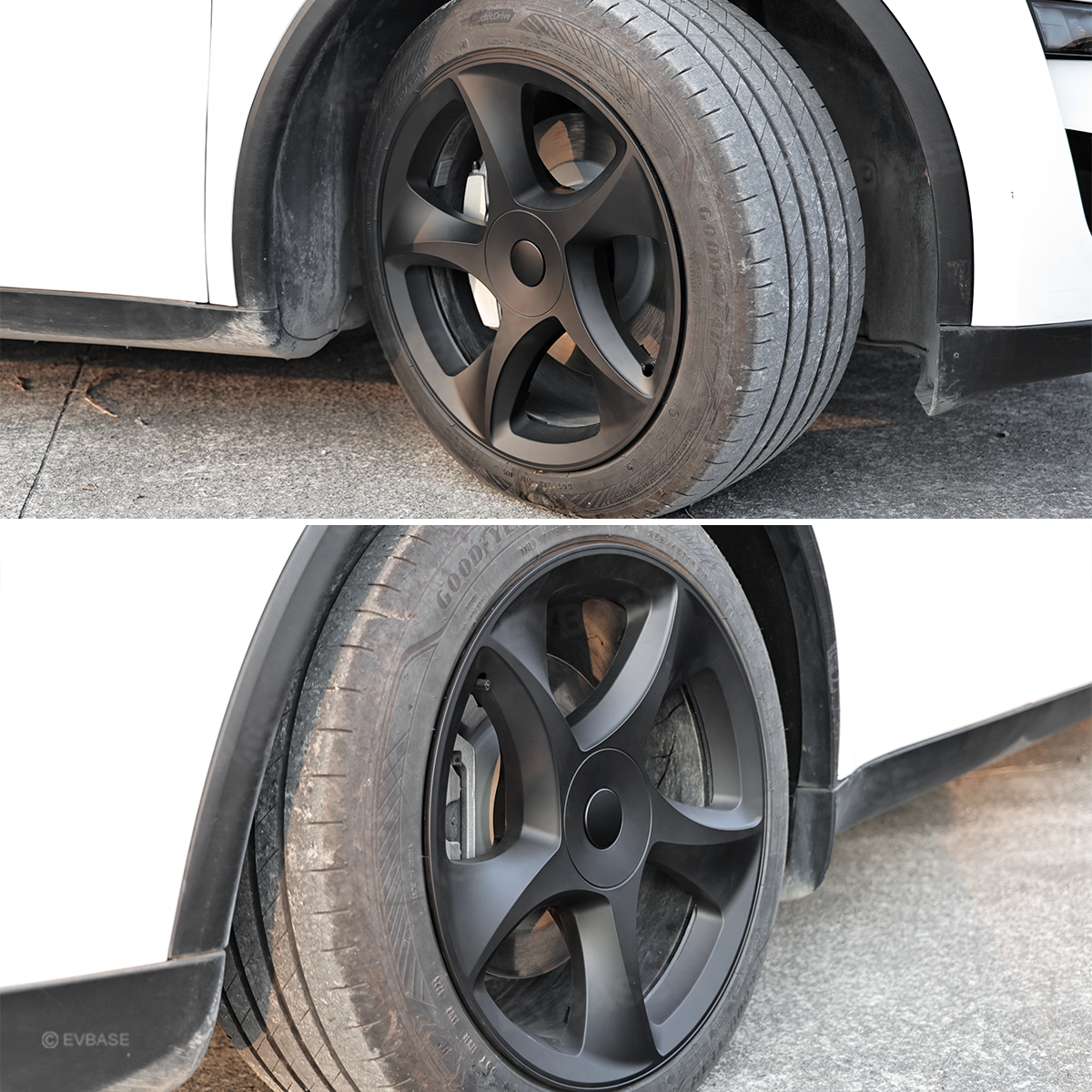 Model Y Juniper Wheel Covers for Tesla 19" Crossflow Wheels Hubcaps-3D Sculpted Design