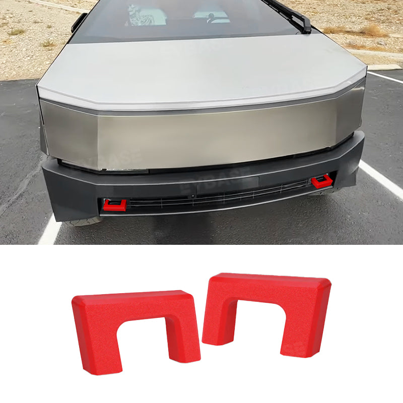 Cybertruck Hook Covers Front Tow Hook Silicone Protective Covers 2PCS EVBASE