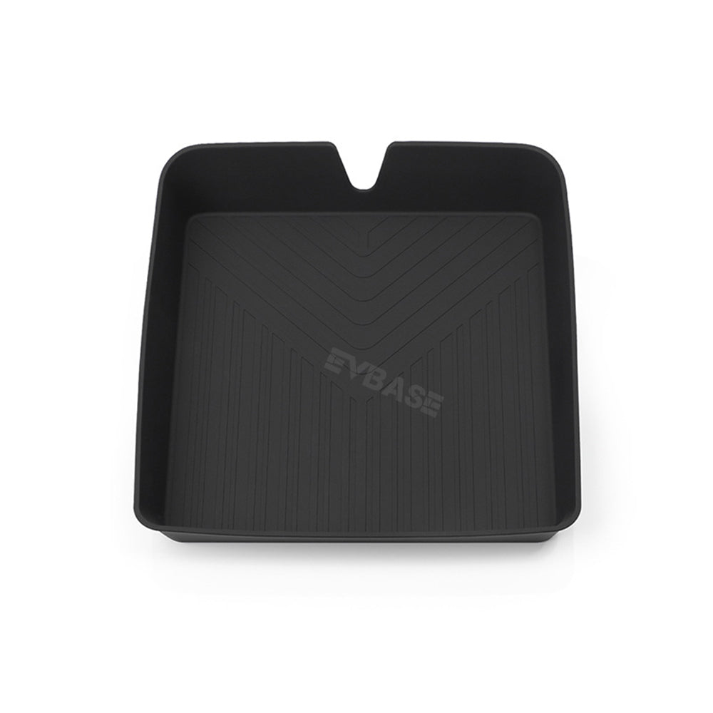 Rear Armrest Organizer for R1T/ R1S Silicone Liner Non-Slip Mat Center Console Storage Box Tray