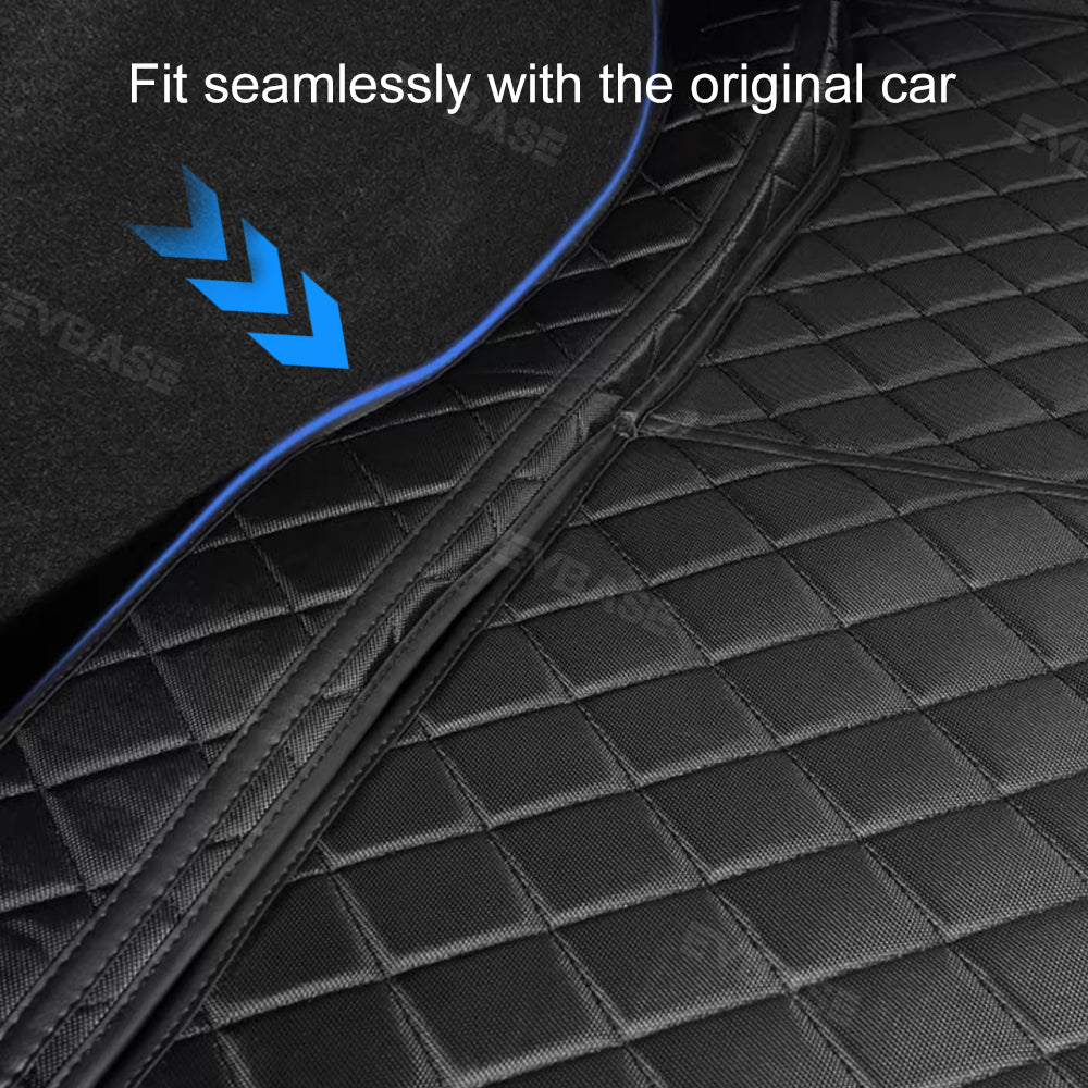Model 3/Y/3 Highland Trunk Mat Rear Cargo Liner Oxford Cloth Waterproof Pet Mat Floor Protector for Tesla