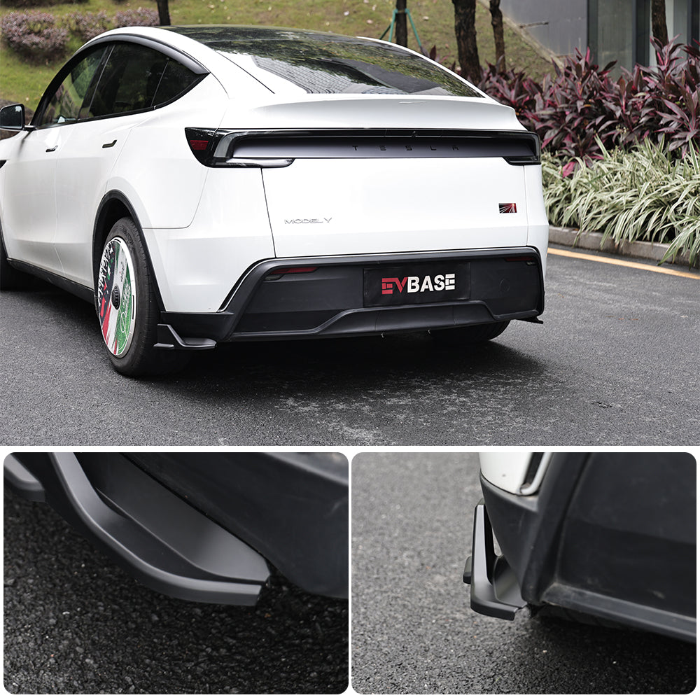 Model Y Juniper Rear Bumper Lip Side Splitter ABS Sport Style Rear Bumper Corner Extensions