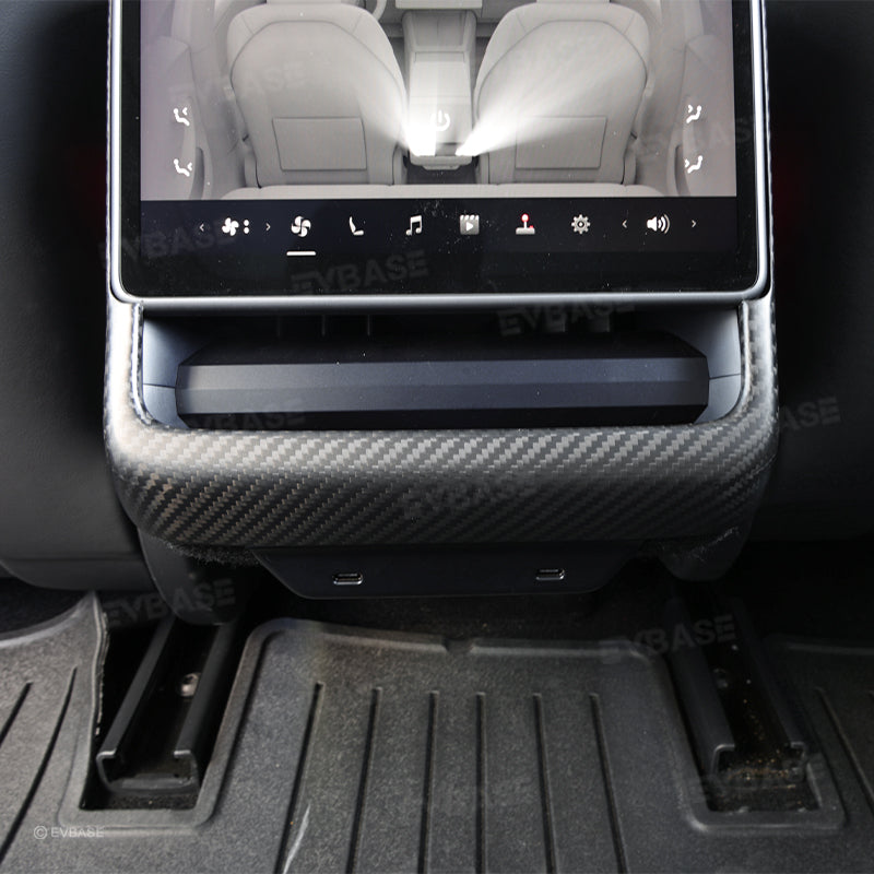 Model 3 Highland Real Carbon Fiber Upgrade Kit Full Interior Protection Cover Trim Overlay for Tesla