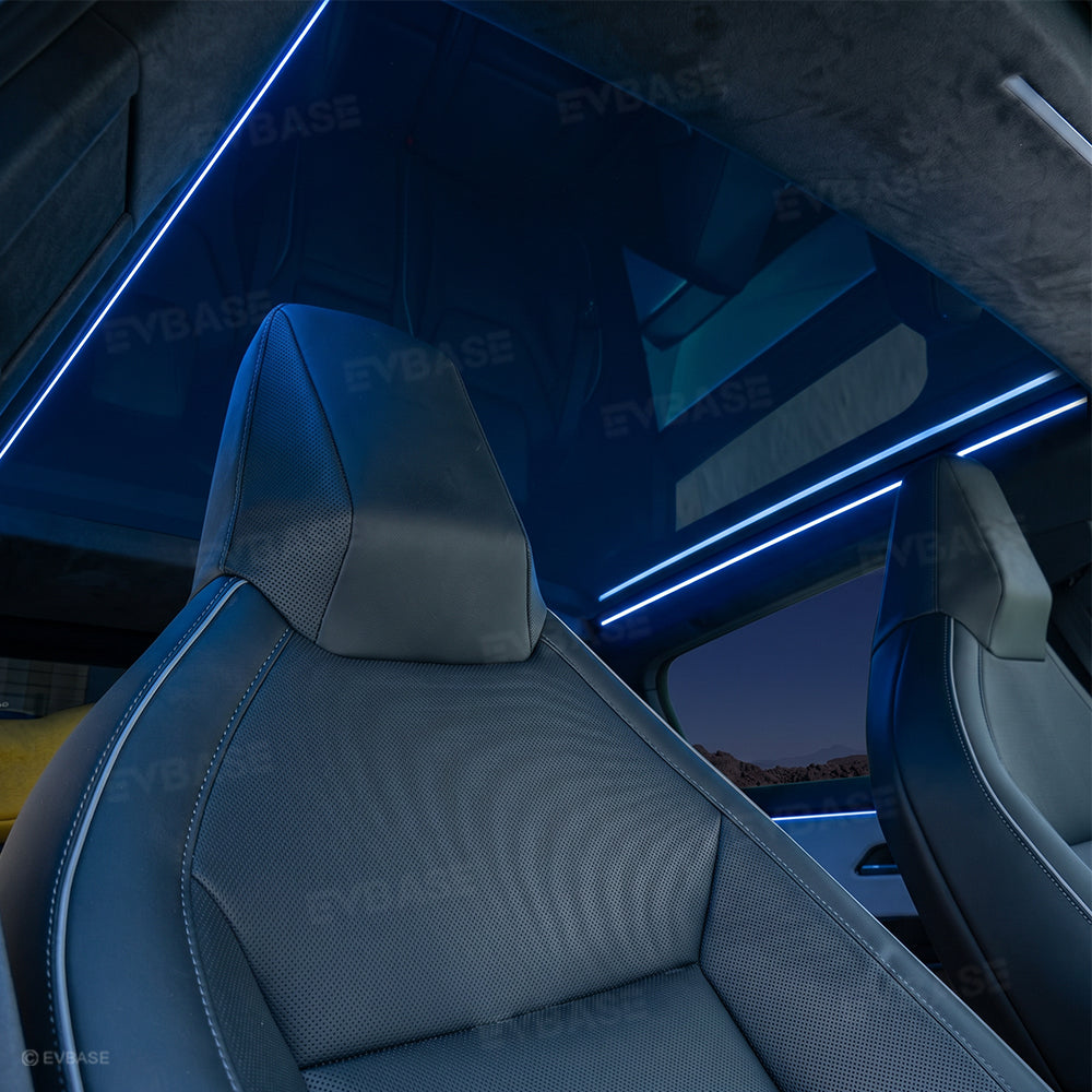 Cybertruck Sunroof Ambient Lighting RGB Interior Roof Lights with Factory Screen Control