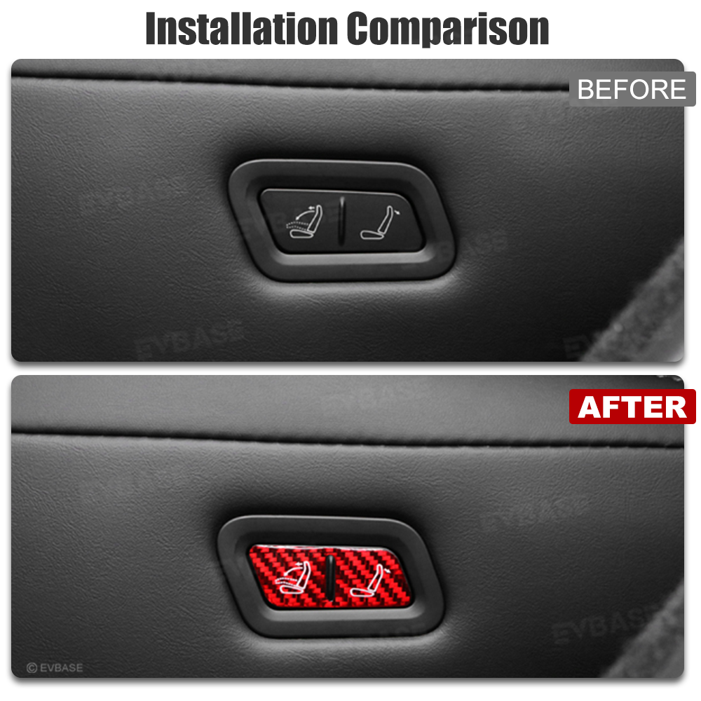 Model Y Juniper Rear Seat Folding Button Trim Cover Carbon Fiber Protector for Tesla