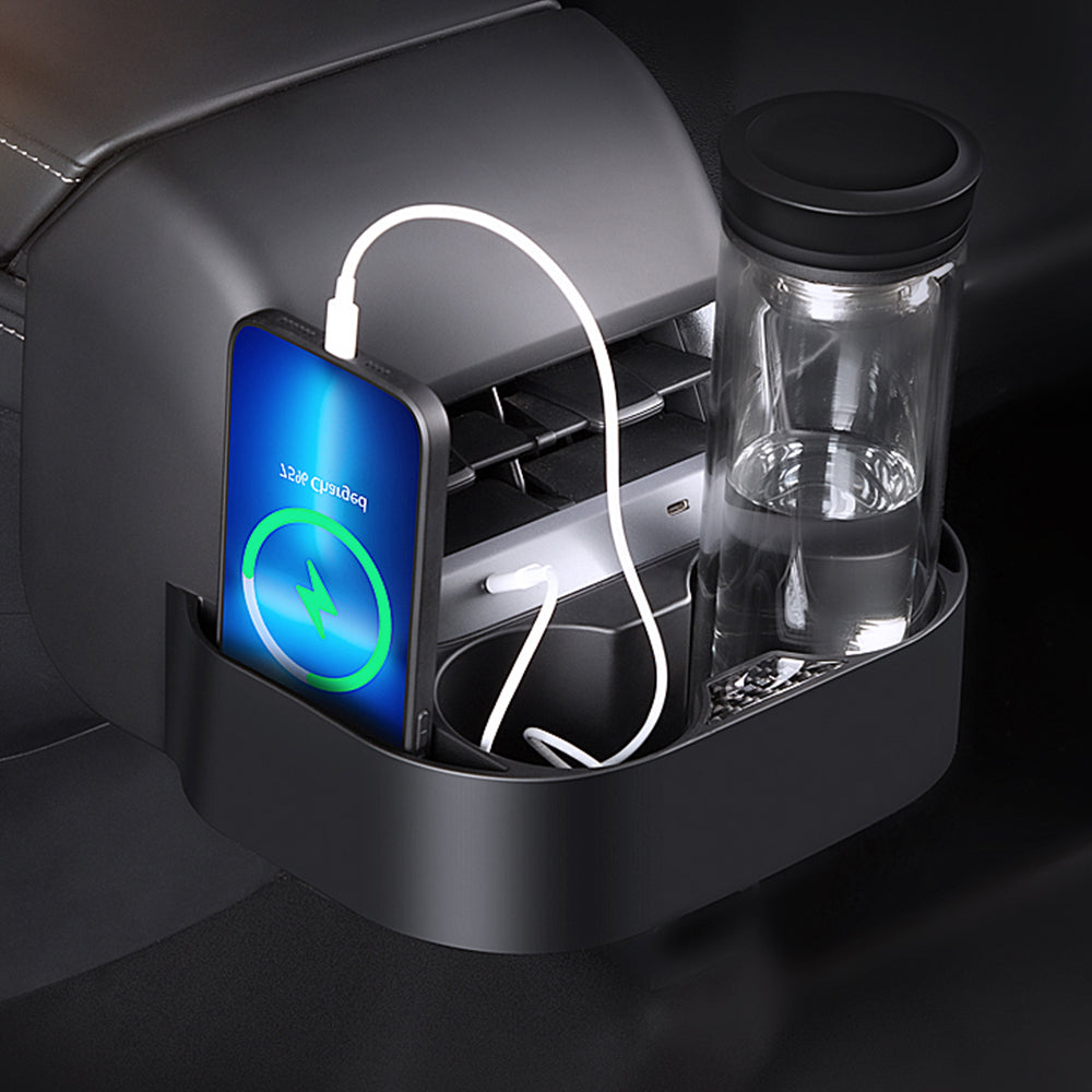 EVBASE Tesla Model 3 Y Rear Air Outlet Vent Getränkehalter