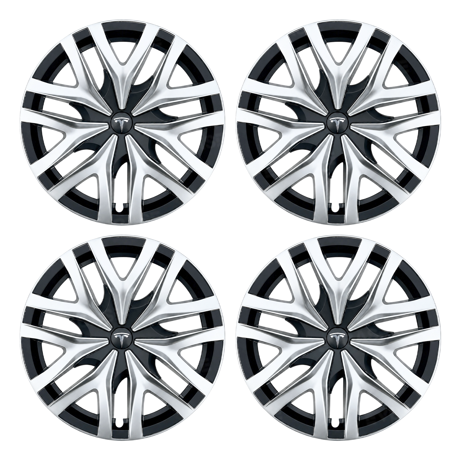 Model 3 Highland Wheel Covers 18" Photon Wheels Hubcaps Inspired By Model Y Performance