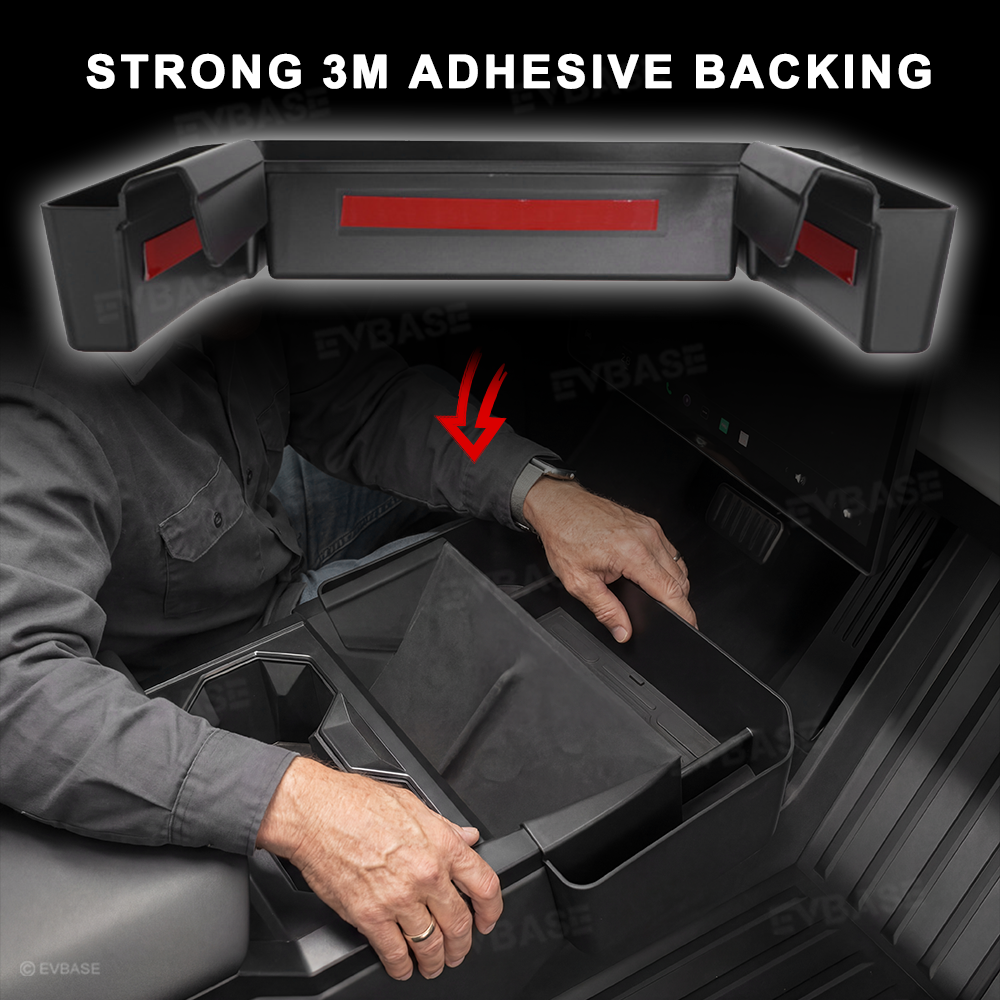 Cybertruck Cup Holder Front Organizer Tray Center Console Storage Box