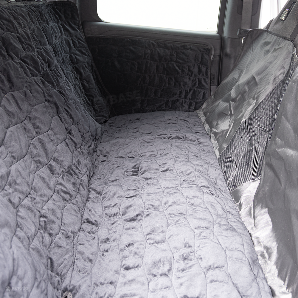 Pet Mat Liner Rear Seat Cargo Cover for Rvian R2 Waterproof Dog Seat Hammock with Mesh Window