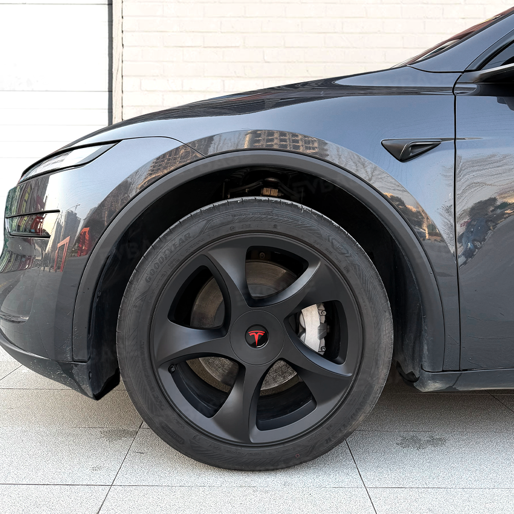 Model Y Juniper Wheel Covers for Tesla 19" Crossflow Wheels Hubcaps-3D Sculpted Design