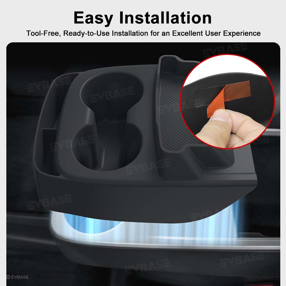 Model Y Juniper Standard Center Console Silicone Integrated Cup Holder