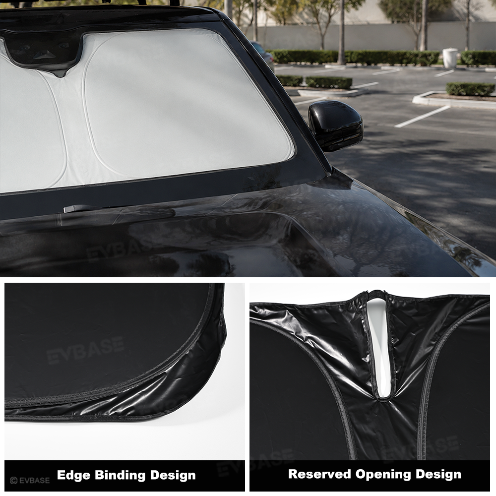Sunshade for Rivian R2 Side Window Shade & Windshield Sun Shade & Glass Roof Sun Visor Foldable Heat Reflective Protector