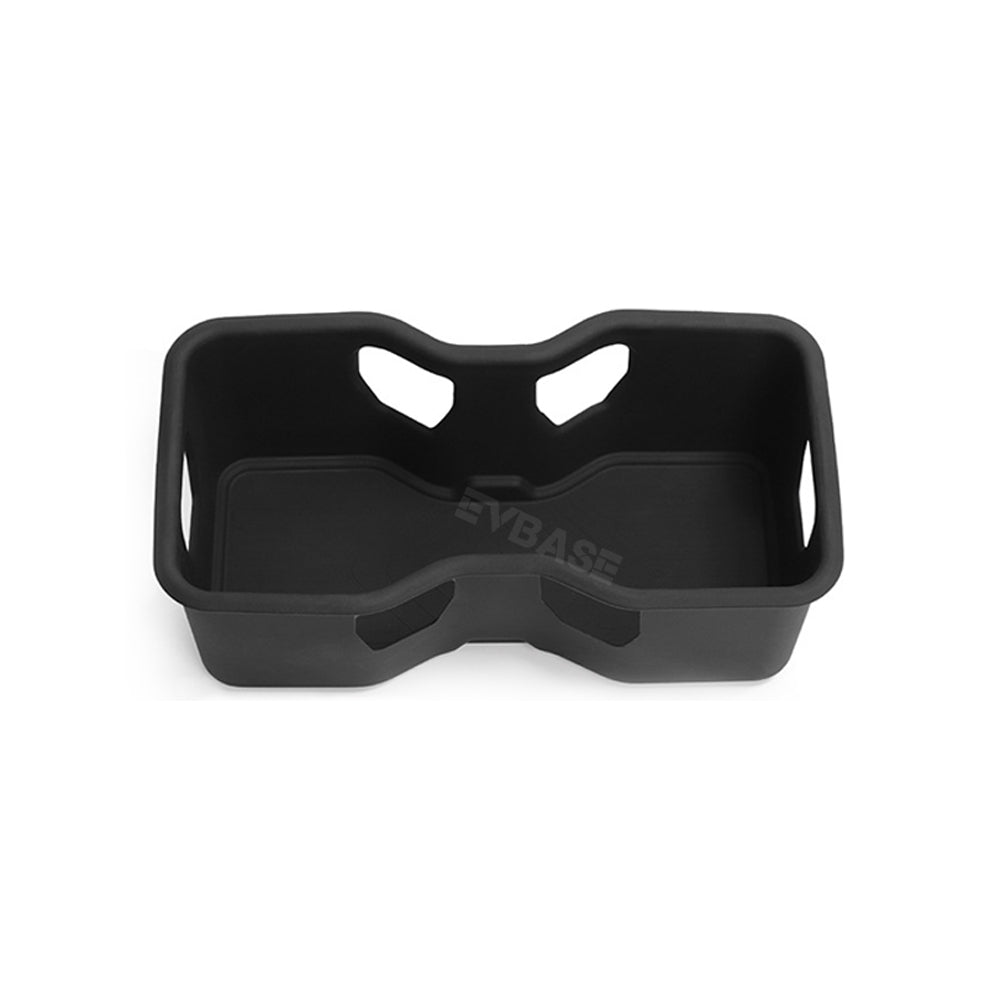 Rear Row Cup Holder for R1S R1T Insert Silicone Back Seat Drink Holder Water Bottle Organizer for Rivian