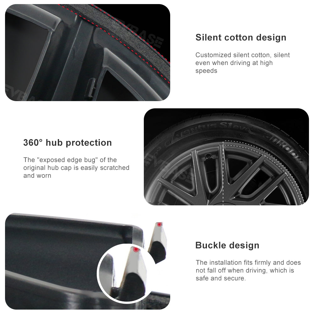 1PC Wheel Cover Replacement Hubcap for New Upgraded 2024+ Tesla Model 3 Highland 18inch Photon
