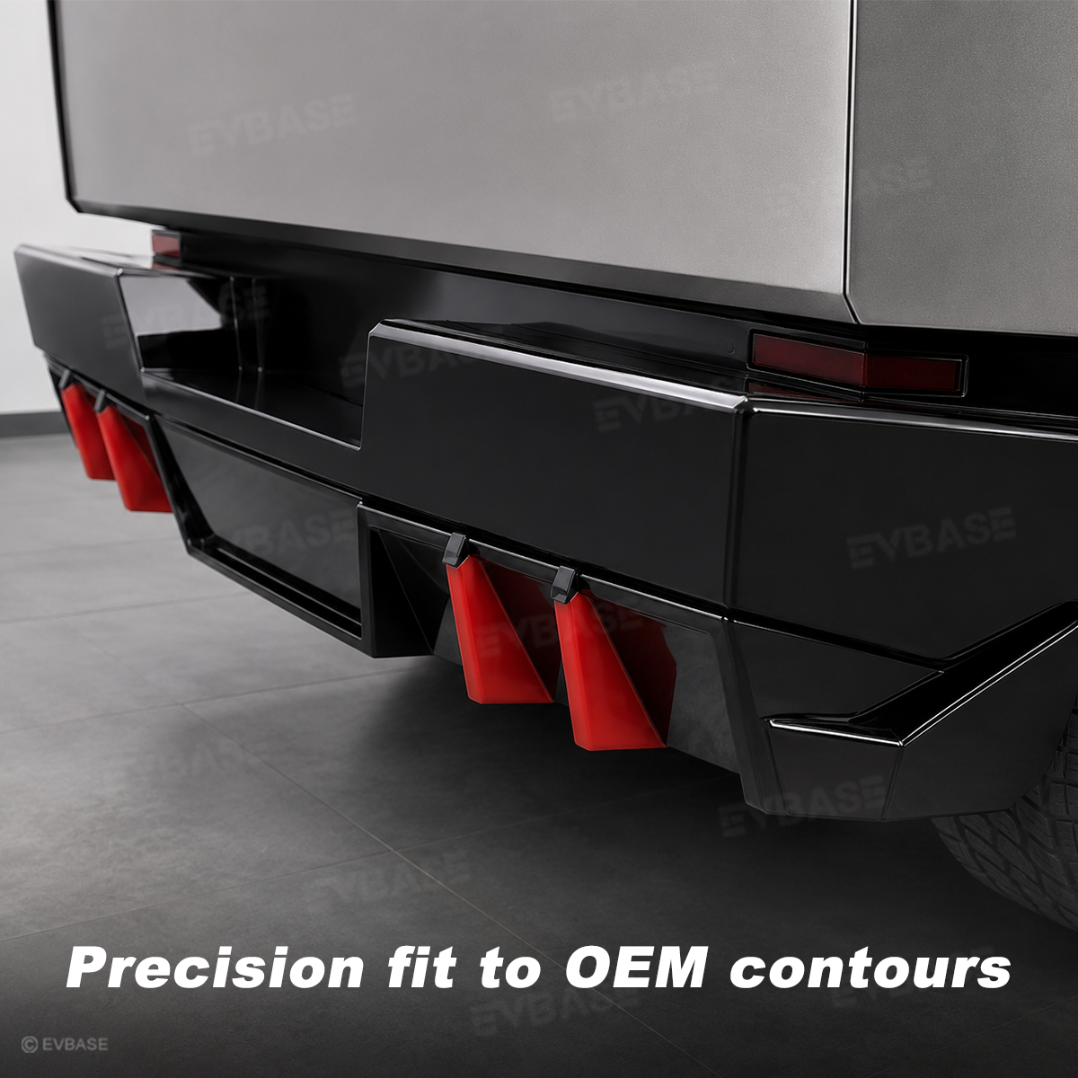 Cybertruck Rear Diffuser Aggressive Performance Styling ABS Rear Bumper Diffuser