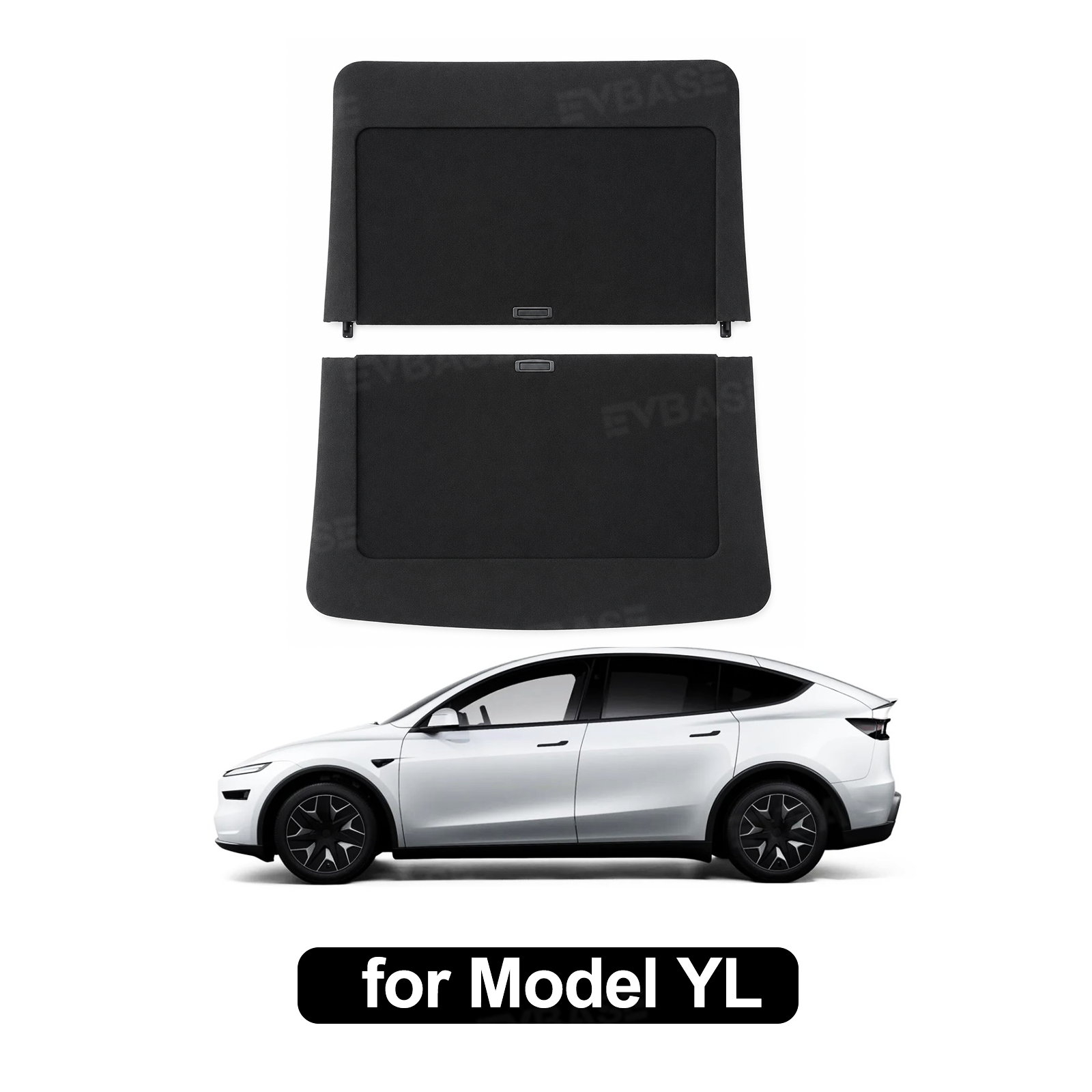 Model Y L Retractable Sunshade Glass Roof Sun Shade with Roll Fabric Style Heat Insulation & UV Protection