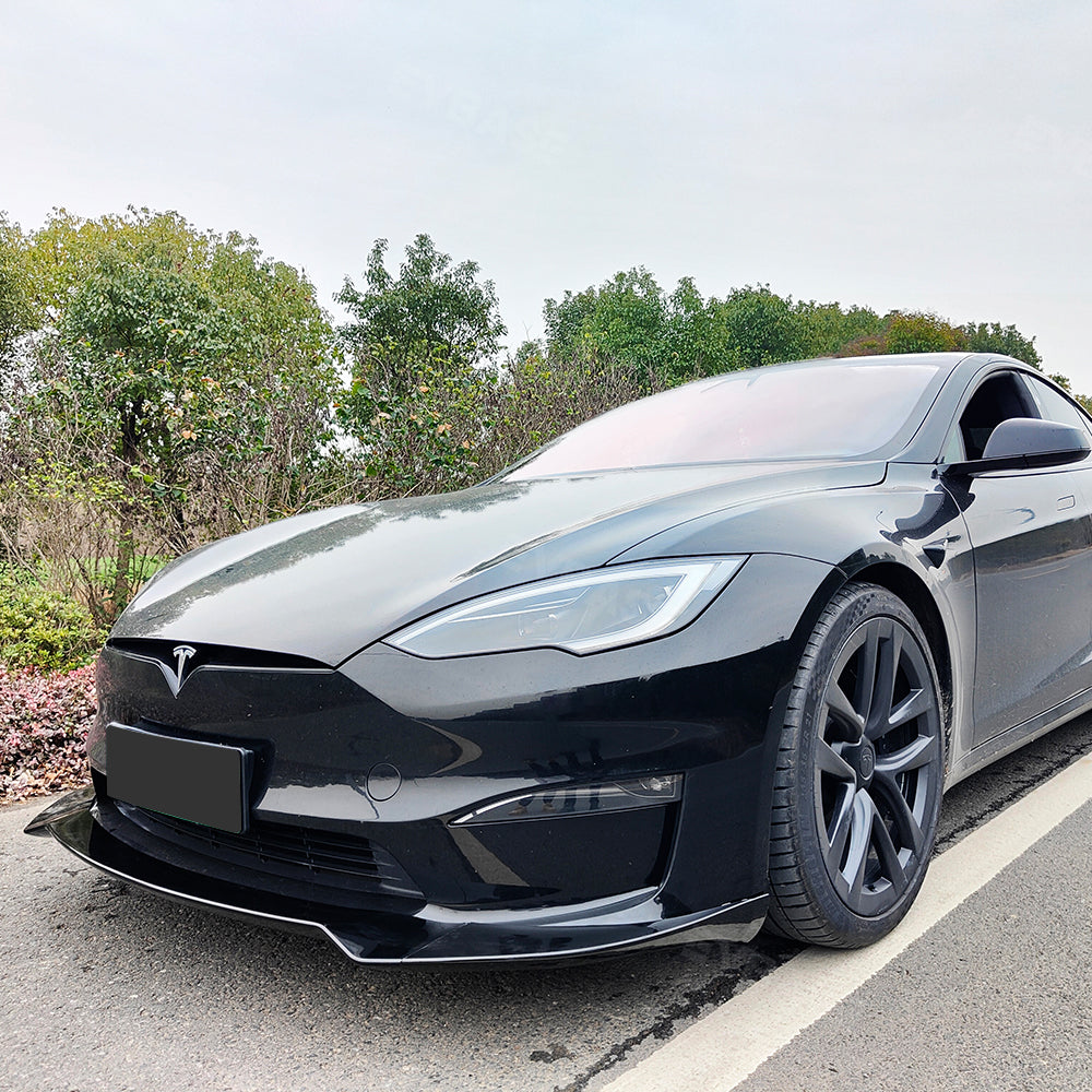 Model S Front Bumper Lip ABS Splitter Performance Spoiler Racing Style For Tesla