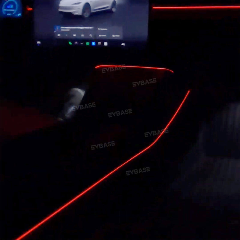 Model Y Juniper Ambient Lighting Kits Center Console Dashboard RGB LED Strip