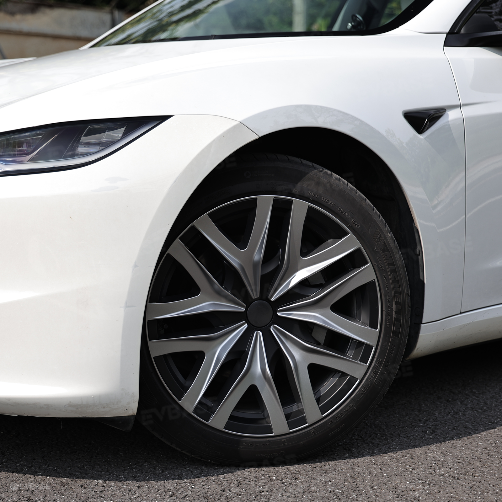 Model 3 Highland Wheel Covers 18" Photon Wheels Hubcaps Inspired By Model Y Performance
