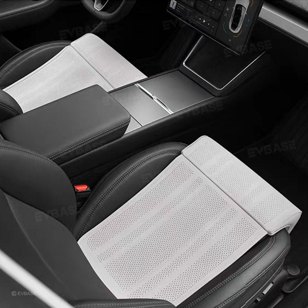 Front Seat Leg Support Cushion Nappa Leather for Tesla Model Y/ Y Juniper & Model 3/ 3 Highland