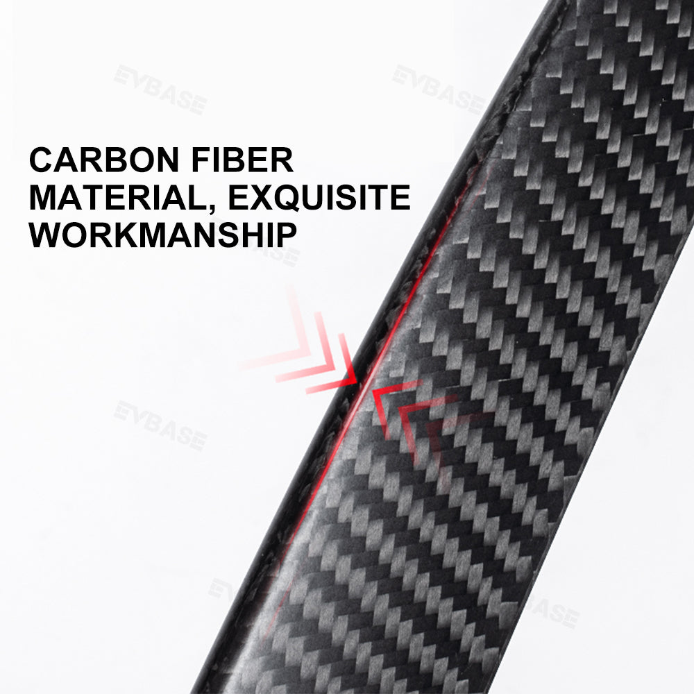 Model Y Rear Spoiler Wing Dry Real Carbon Fiber OEM Style Inspired By Model 3 Performance Rear Splitter