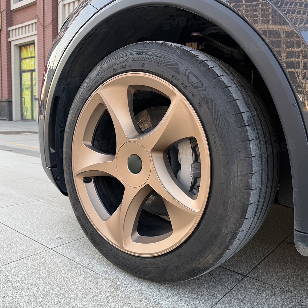 Model Y Juniper Wheel Covers for Tesla 19" Crossflow Wheels Hubcaps-3D Sculpted Design