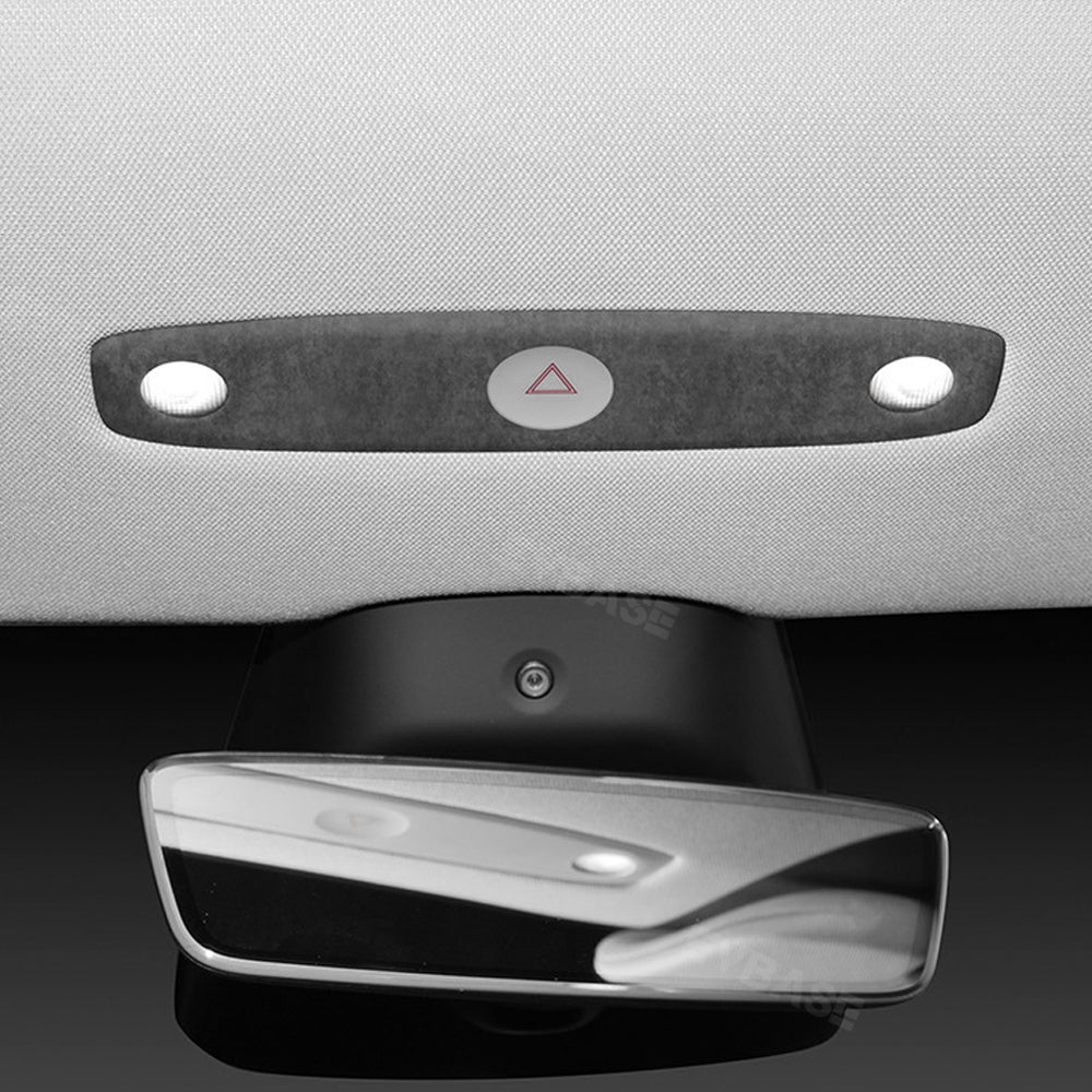 EVBASE Model 3 Highland Alcantara Reading Light Cover Sticker Dome Lamp Trim Panel for Tesla