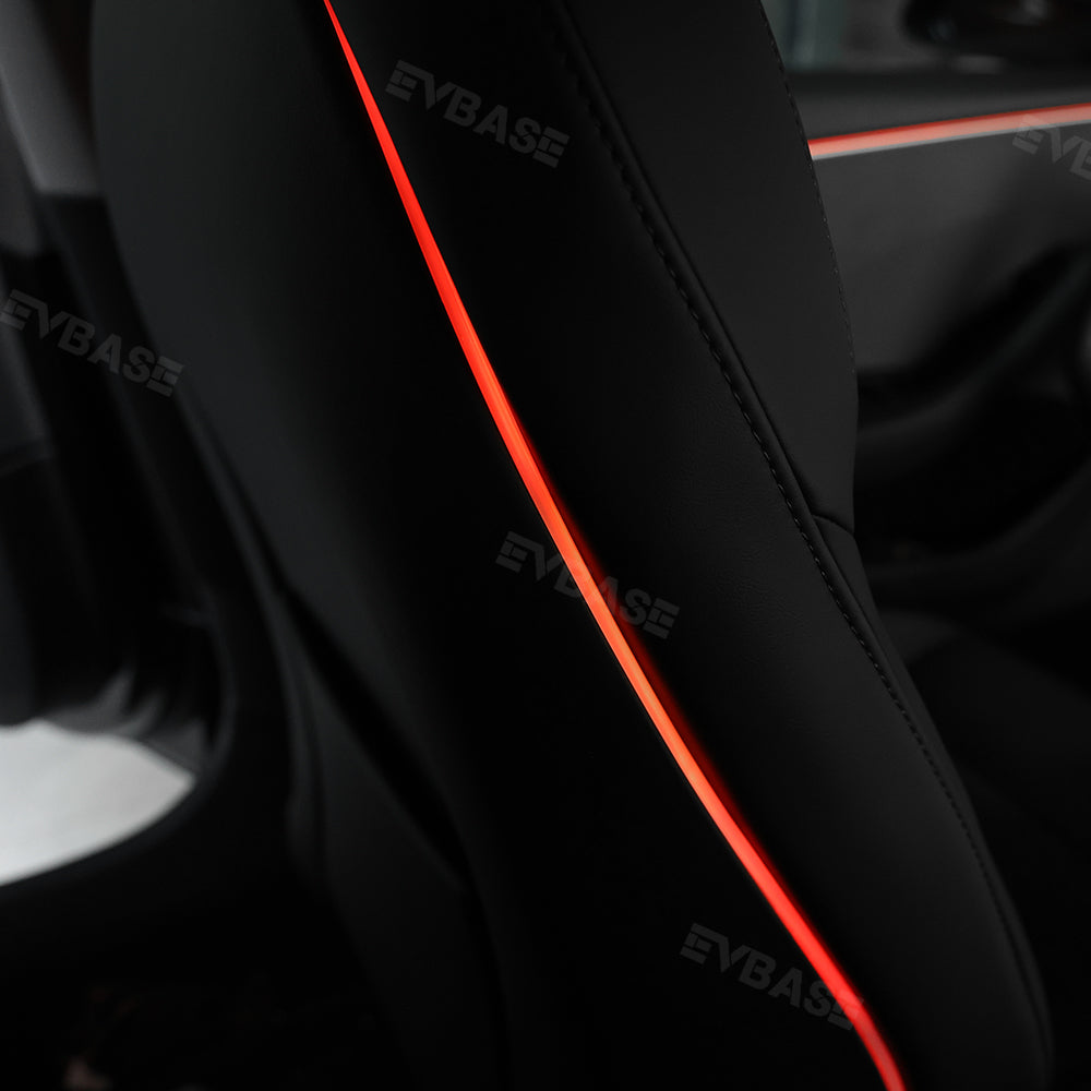 Model Y/3 Backseat Ambient Lighting Seat Back Neon Lights Interior Lighting Upgrade