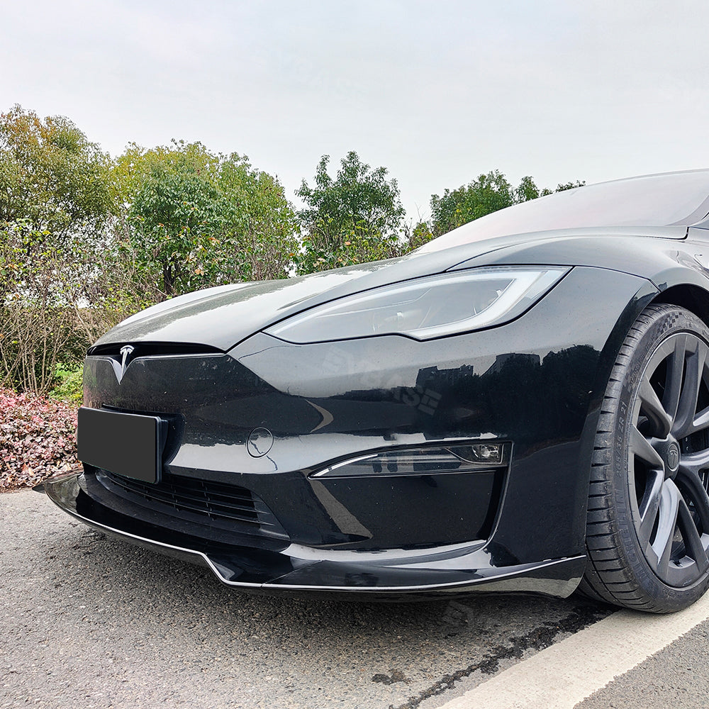 Model S Front Bumper Lip ABS Splitter Performance Spoiler Racing Style For Tesla