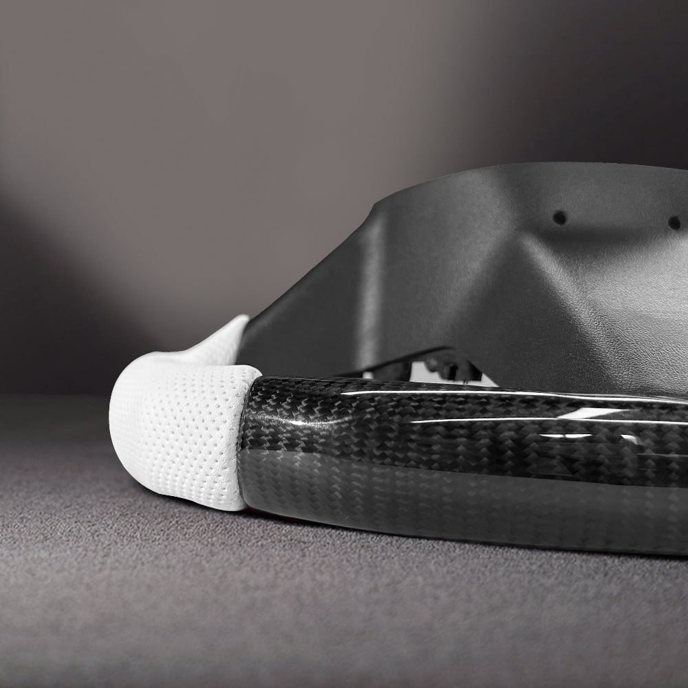 EVBASE Customized Carbon Fiber Steering Wheel for Model 3 Y Tesla Accessories