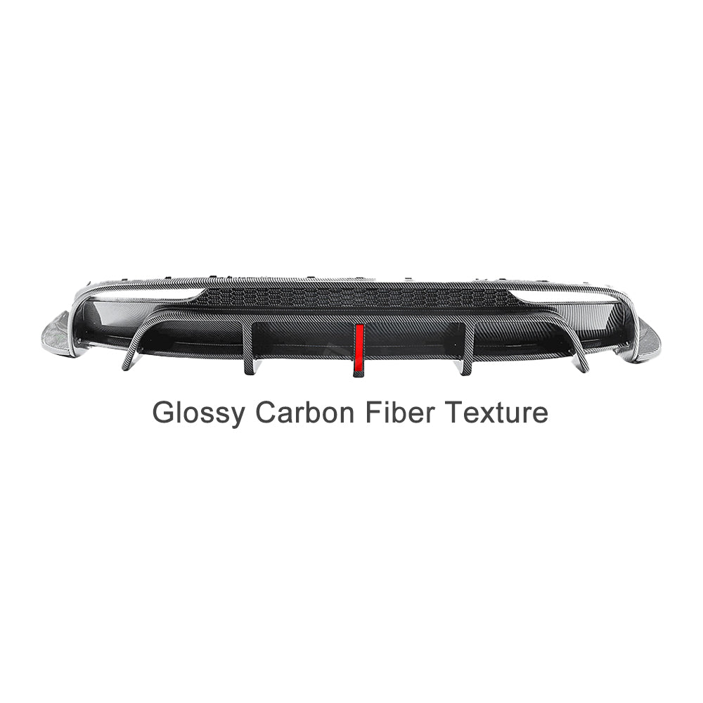 Model 3 Highland Rear Diffuser Bumper Lip ABS Spoiler Splitter Replacement With Brake Light for Tesla