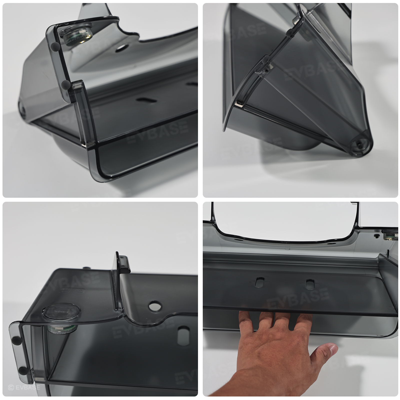 Model Y Juniper/ 3 Highland Under Screen Storage Organizer Dual-Layer Tray with Smart LED Light