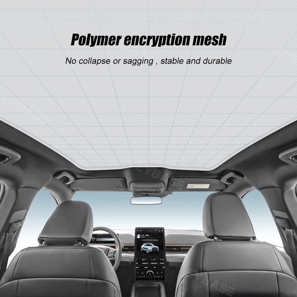 Sunroof Sunshade for Ford Mustang Mach-E Glass Roof Sun Visor Windshield Window Sun Shade Umbrella Heat Shield Cover