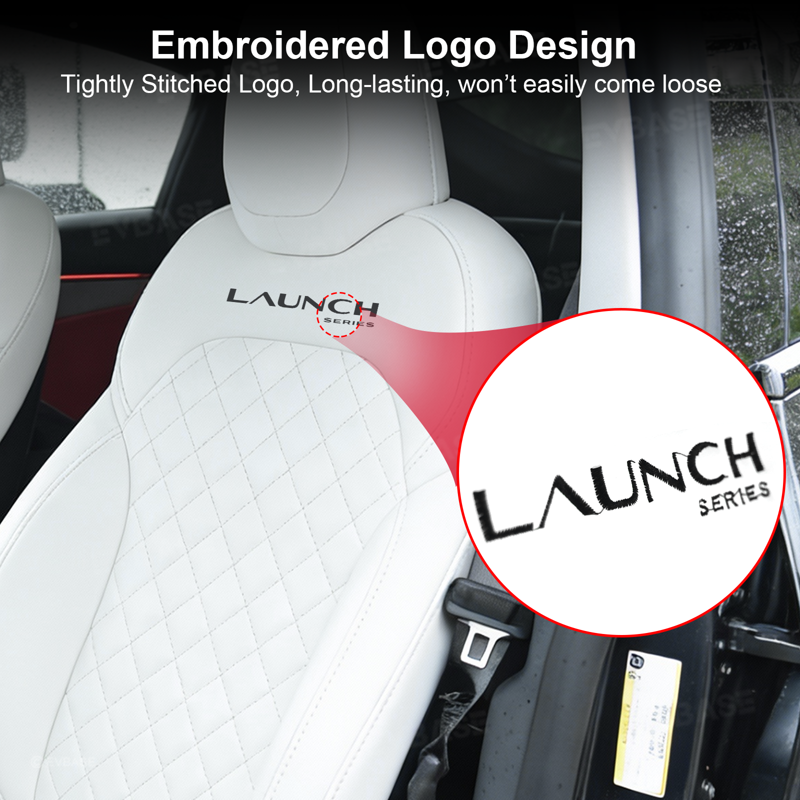 Model Y Juniper Seat Covers NAPPA Leather Full Coverage Seat Protector with Diamond Quilted Design