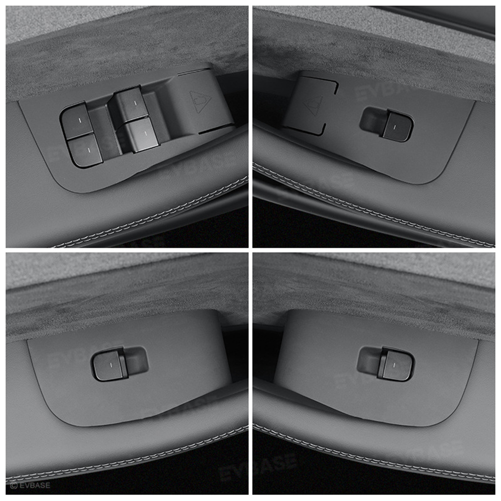 Model Y L Window & Door Switch Covers Silicone Window Switch Panel Protection Overlay Set