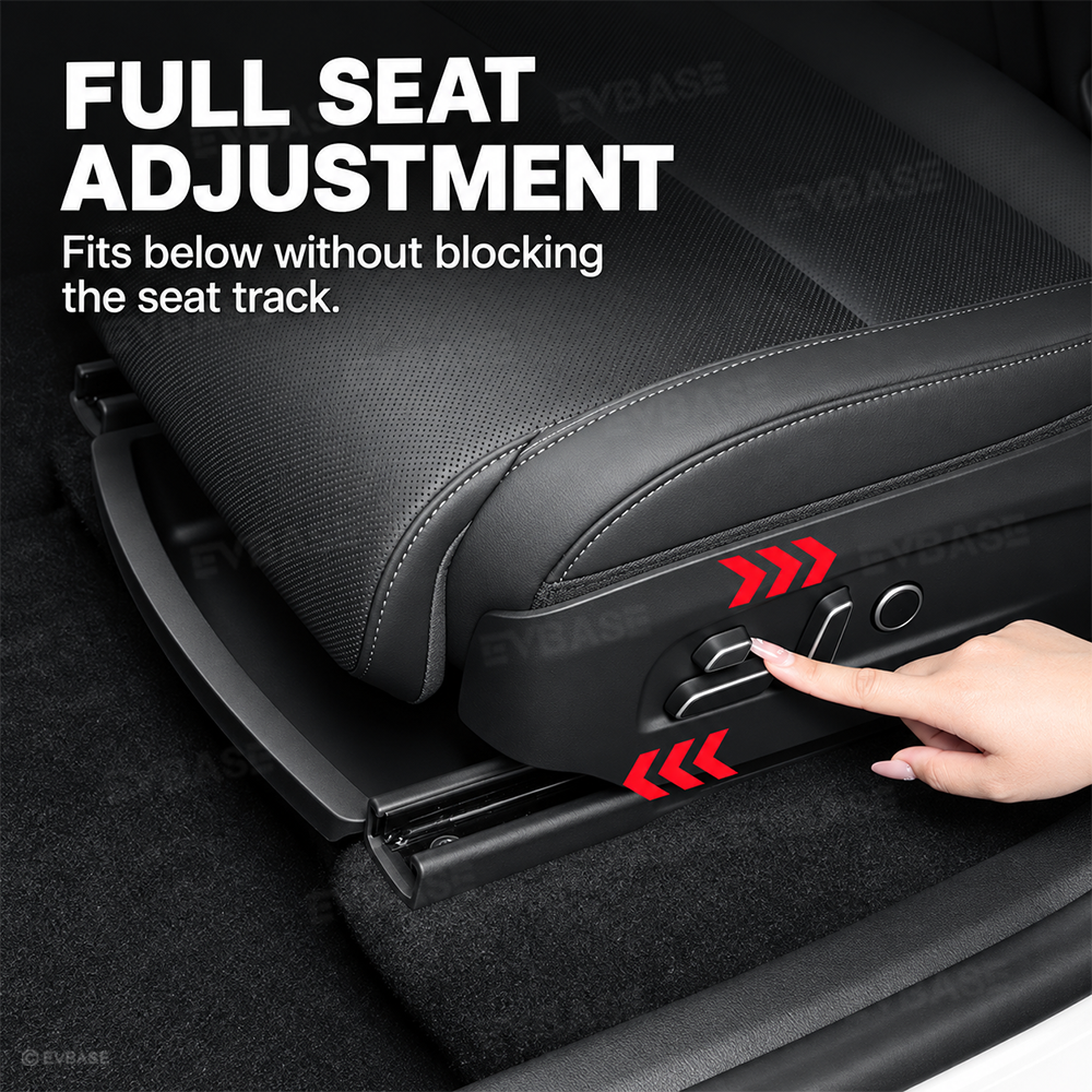 Model Y L Under Front Seat Storage Box Interior Organizer Tray Rear Backseat Trash Can