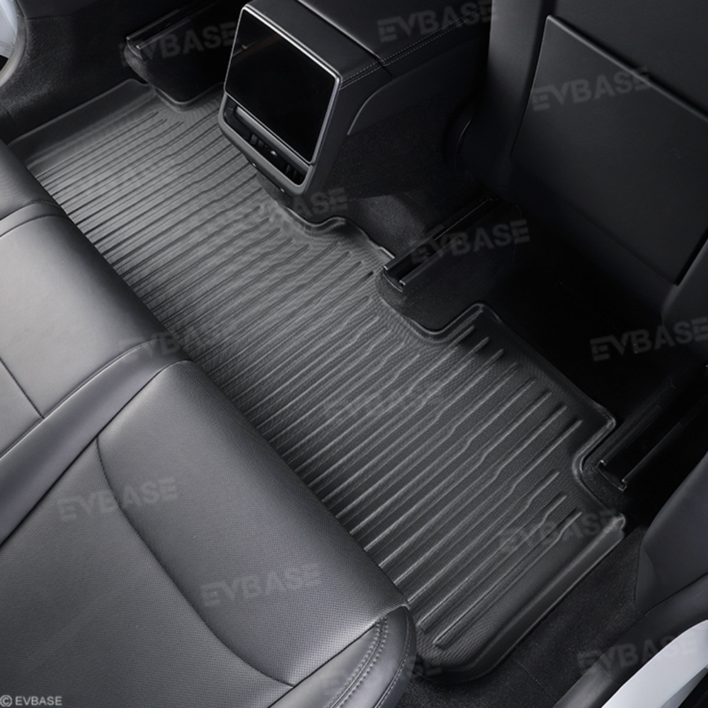 Model Y Juniper Floor Mat TPE Anti-Slip Trunk Mat Cargo Liner Back Seat Cover All Weather Protection