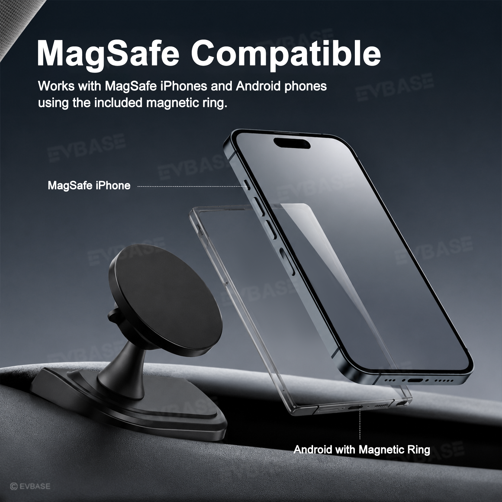 Model Y Juniper/ 3 highland Phone Mount Dashboard Side Magnetic Phone Holder