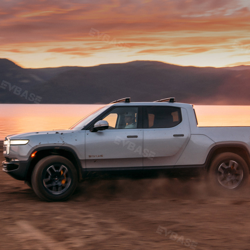 Door Handle Cover for R1T R1S Outer Side Door Exterior Trims Protect Cover for Rivian