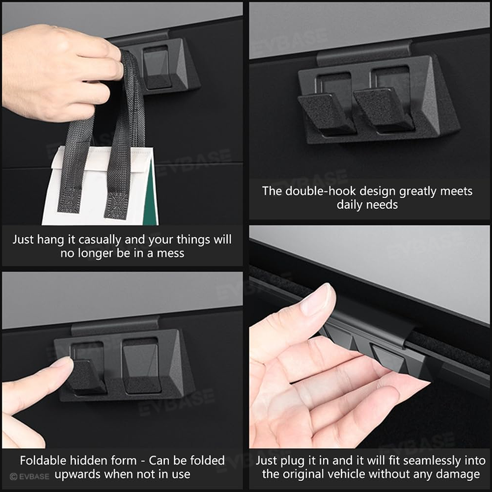 Cybertruck Hook Hanger Glove Box Organizer ABS Storage Hanger Clip