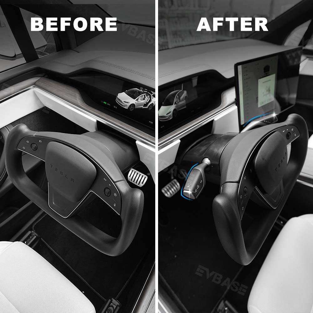 Model S X Gear Shift Switch Stalk Control Turn Signal Lever Upgrade Kit for Tesla
