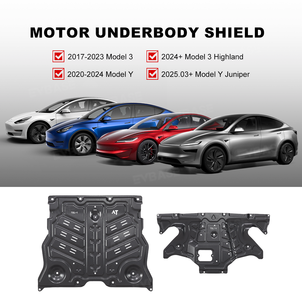 Model Y/ Y Juniper & Model 3/ 3 Highland Skid Plate Overlanding & Ultra Protection Aluminum Alloy Underbody Protection Cover