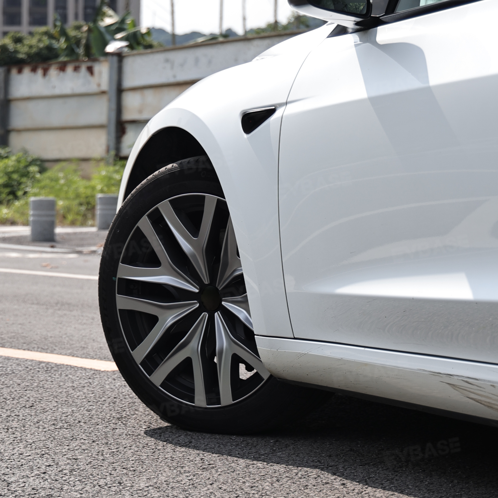 Model 3 Highland Wheel Covers 18" Photon Wheels Hubcaps Inspired By Model Y Performance