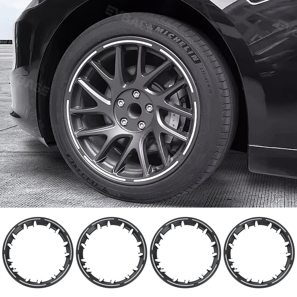 EVBASE Tesla Model 3 Highland Rimcase Wheel Rim Protector With Reflective Luminous Paint Rim Guard 4PCS